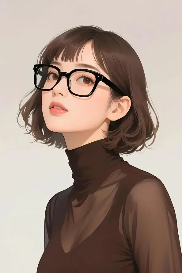 4k女性壁纸 - 少女 - 插画 - 时尚「哲风壁纸」