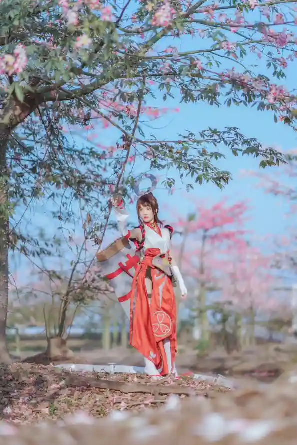 4k伽罗壁纸 - 古风 - 少女 - 巫女「哲风壁纸」