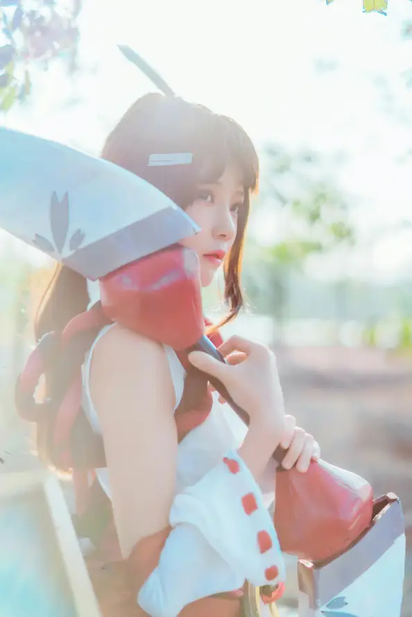 4k伽罗壁纸 - 侧颜 - 少女 - 弓箭「哲风壁纸」
