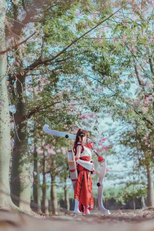 4k伽罗壁纸 - 少女 - 弓箭 - 户外「哲风壁纸」