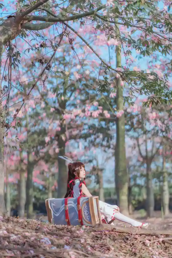 4k伽罗壁纸 - 和风 - 坐姿 - 少女「哲风壁纸」