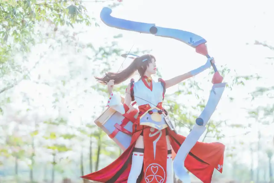 8k伽罗壁纸-和风 - 少女-户外「哲风壁纸」