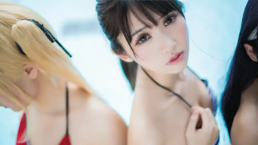 4k性感壁纸 - 日系 - 泳装 - 白皙「哲风壁纸」