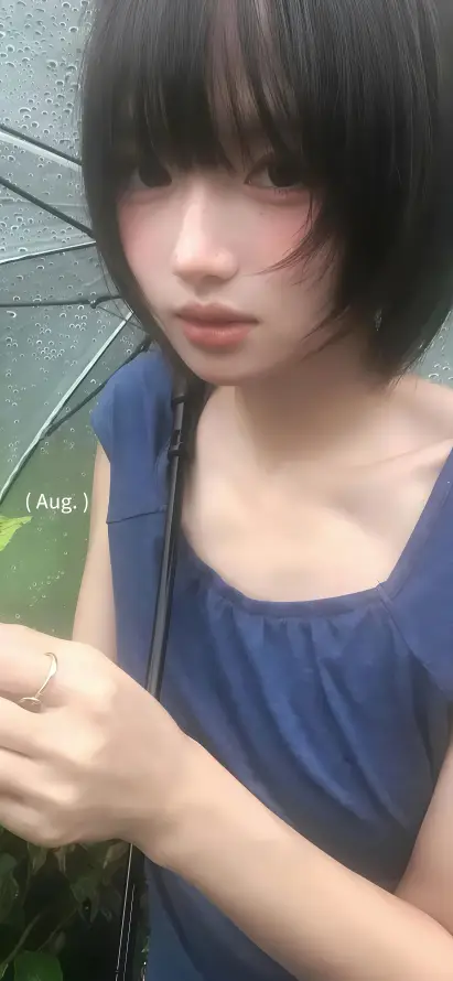 4k少女壁纸 - 户外 - 朦胧 - 短发「哲风壁纸」