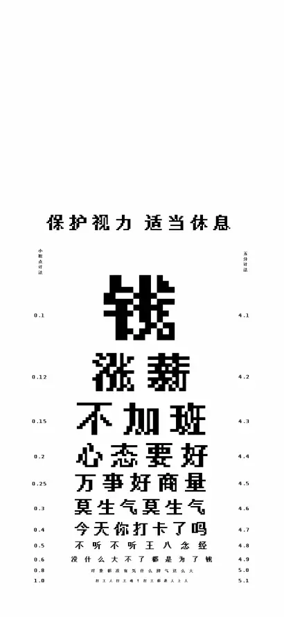 4k文字壁纸 - 涨薪 - 职场 - 自嘲「哲风壁纸」