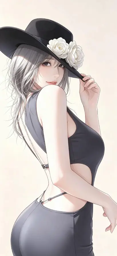 4k优雅壁纸 - 侧身 - 回眸 - 女性「哲风壁纸」