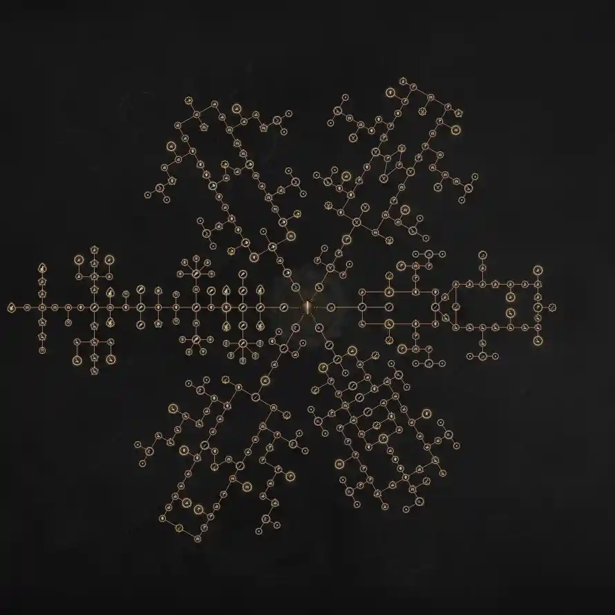 4k天赋树壁纸 - 技能树 - 斗转星羽 - 暗黑背景「哲风壁纸」