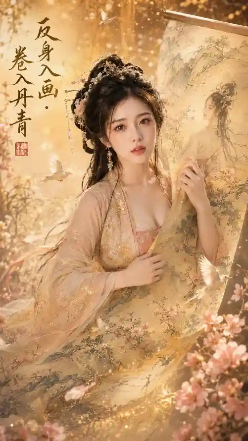 4k发饰壁纸 - 国风 - 好看 - 汉服「哲风壁纸」