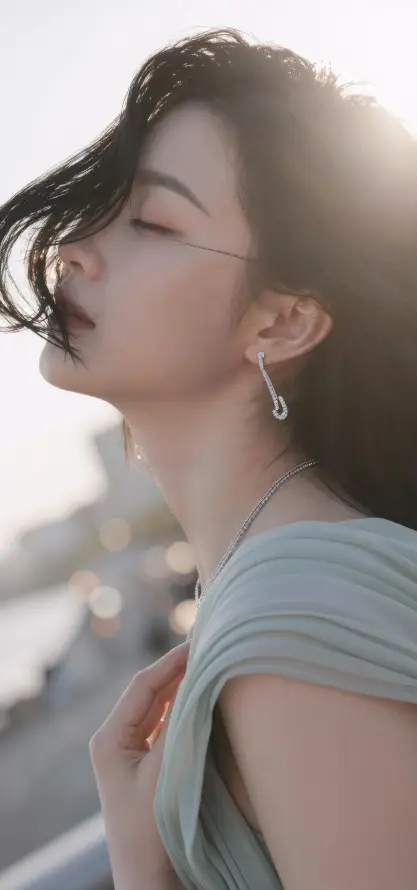 4k侧脸壁纸 - 女生 - 好看 - 微风「哲风壁纸」