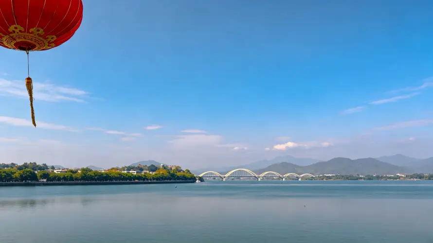 3k好看壁纸-晴朗 - 水岸-江河「哲风壁纸」