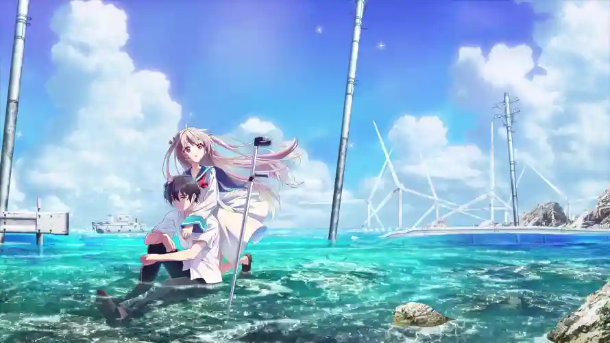 4k夏日壁纸-少女 - 少年-海水「哲风壁纸」