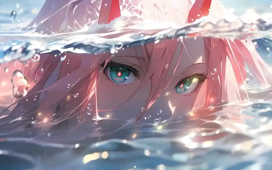2k02壁纸-AI - 少女-气泡「哲风壁纸」