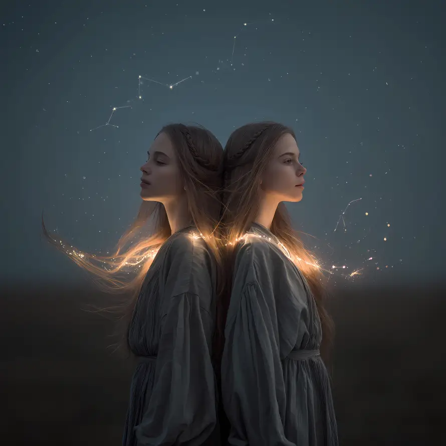4k冷调壁纸 - 女孩 - 幻想 - 微光「哲风壁纸」