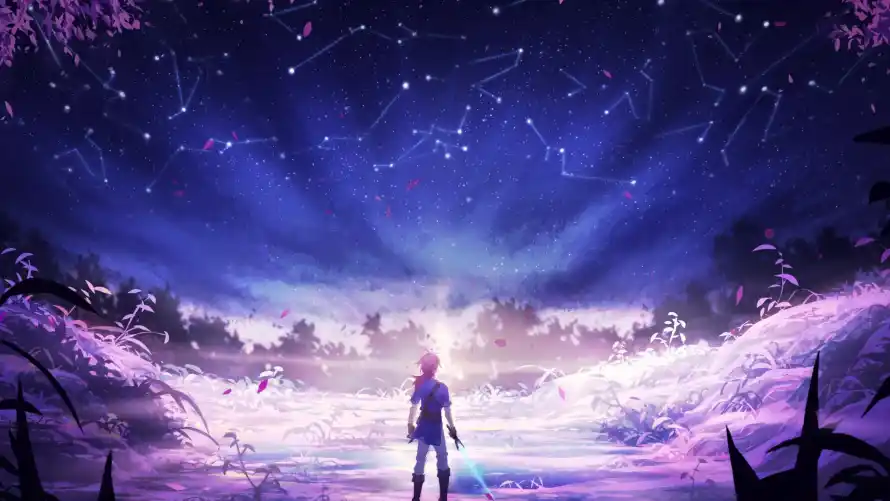 4k剪影壁纸-夜景 - 夜空-插画「哲风壁纸」