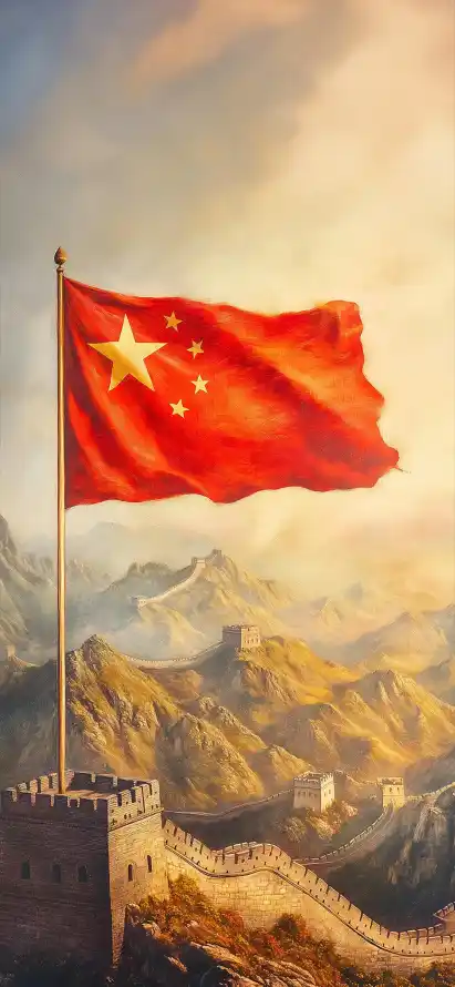 4k国旗壁纸 - 壮阔 - 山峦 - 山河「哲风壁纸」