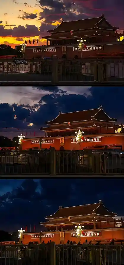 4k夜景壁纸 - 天空 - 插画 - 晚霞「哲风壁纸」