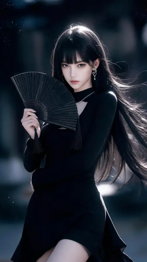 4k冷艳壁纸 - 夜色 - 好看 - 御姐「哲风壁纸」