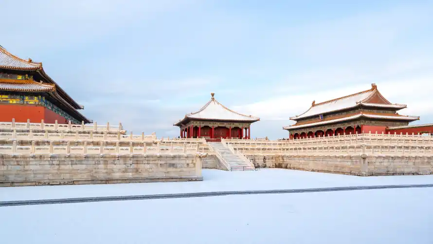 4k冬日壁纸 - 雪景 - 风光 - 古建「哲风壁纸」