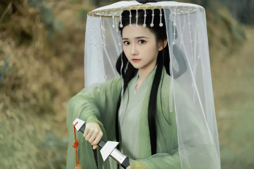 4k侠女壁纸 - 古装 - 古风 - 户外「哲风壁纸」