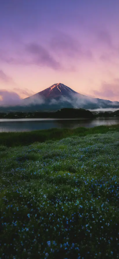 4k云霞壁纸 - 山野 - 暮色 - 湖泊「哲风壁纸」