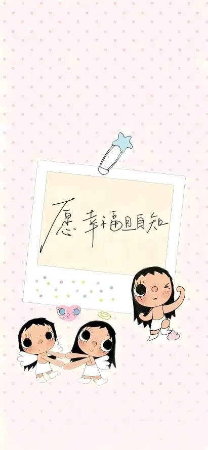 4k别针壁纸 - 卡通 - 小玉 - 少女「哲风壁纸」