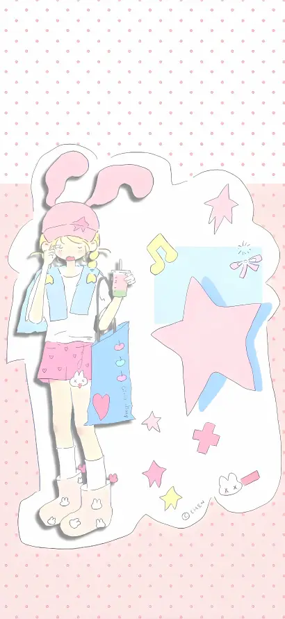 4k可爱壁纸 - 插图 - 星星 - 漫画「哲风壁纸」