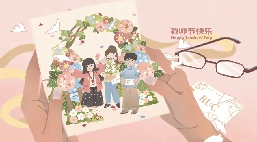 5k卡通壁纸-手 - 学生-师生「哲风壁纸」
