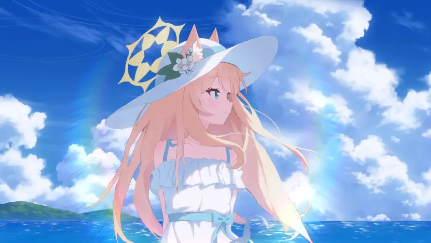 4k光环壁纸-夏日 - 大海-海景「哲风壁纸」
