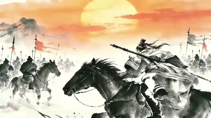 3k冲锋壁纸-厮杀 - 古风-国画「哲风壁纸」