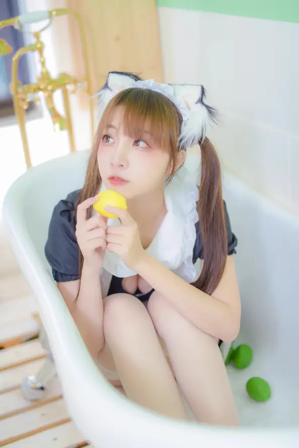 4k写真壁纸 - 女仆 - 少女 - 柠檬「哲风壁纸」
