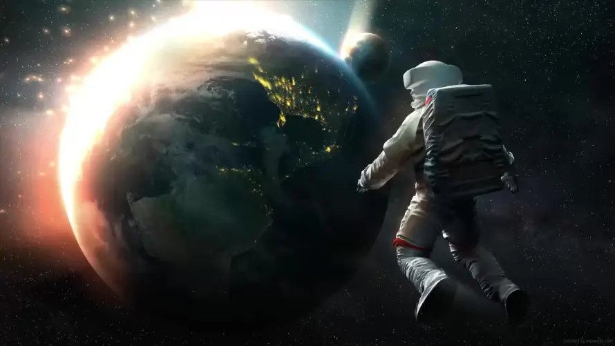 4k地球壁纸 - 太空 - 宇宙 - 星光「哲风壁纸」