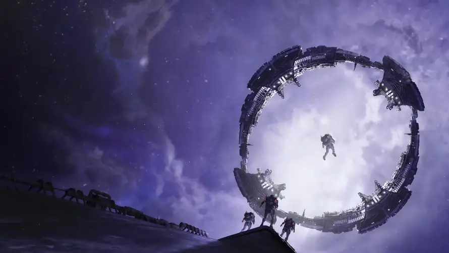 4k剪影壁纸-太空 - 宇宙-岩石「哲风壁纸」