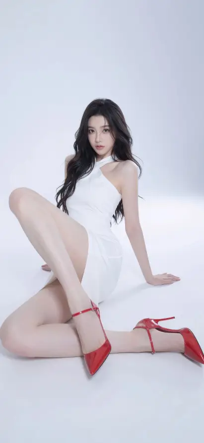 4k优雅壁纸 - 白裙 - 短裙 - 美女「哲风壁纸」