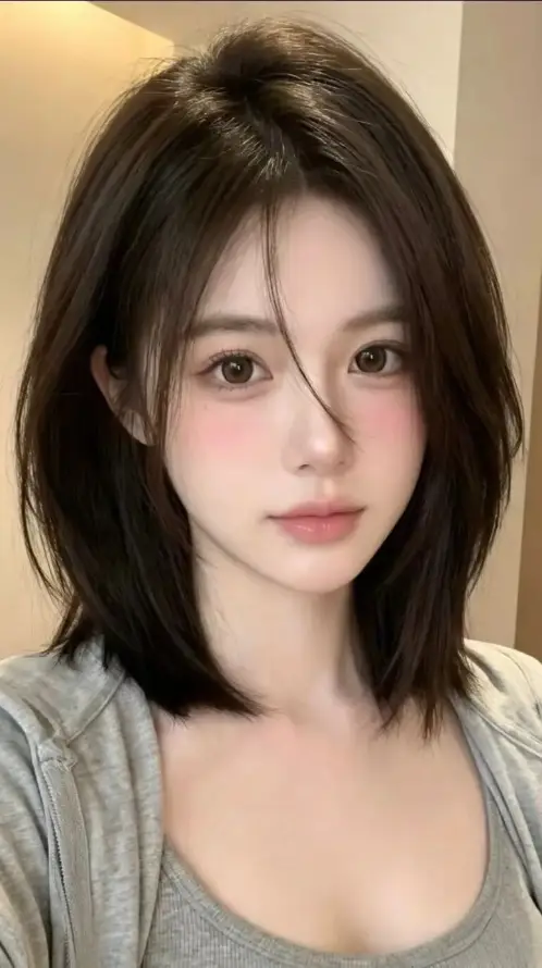 4k女生壁纸 - 居家 - 淡妆 - 温柔「哲风壁纸」