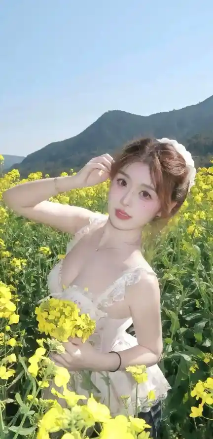 4k发箍壁纸 - 少女 - 春日 - 清纯「哲风壁纸」