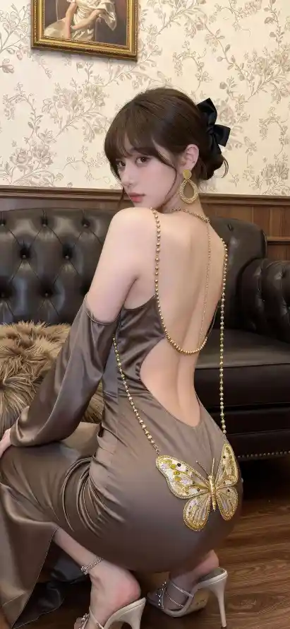4k盘发壁纸 - 美女 - 高跟鞋 - 修身穿搭「哲风壁纸」
