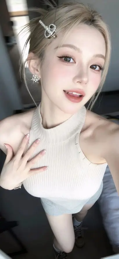 4k甜酷壁纸 - 纯欲 - 美女 - 自拍「哲风壁纸」
