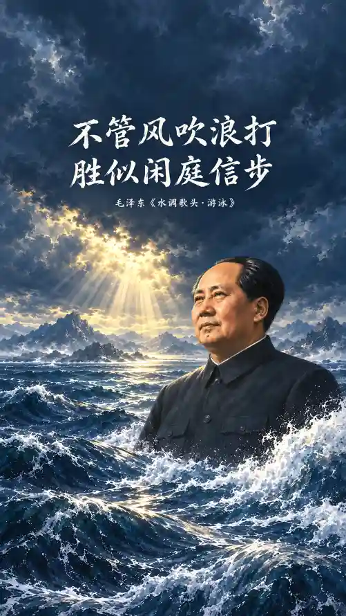 4k名句壁纸 - 壮阔 - 大海 - 波浪「哲风壁纸」