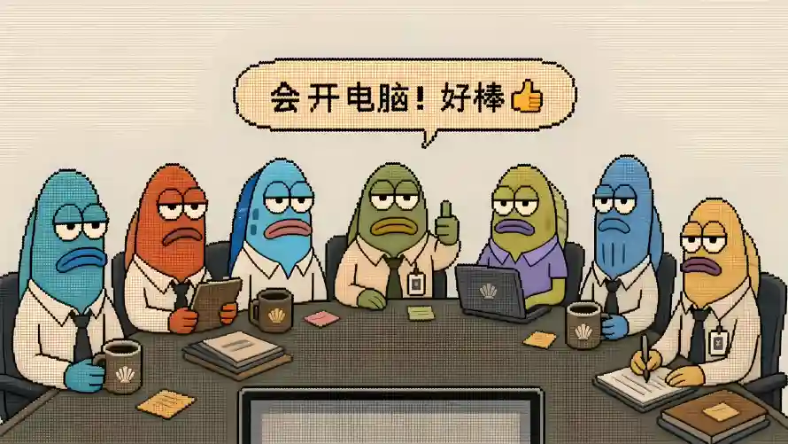 4k开会壁纸-搞笑 - 摸鱼-职场「哲风壁纸」