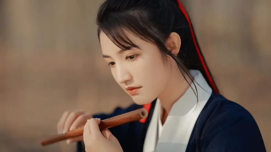 4k低眉壁纸 - 凝视 - 古风 - 吹笛「哲风壁纸」 4k低眉壁纸 - 凝视 - 古风 - 吹笛「哲风壁纸」