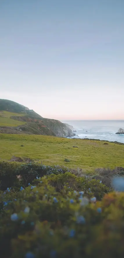 4k山坡壁纸 - 山海 - 海岸 - 海湾「哲风壁纸」