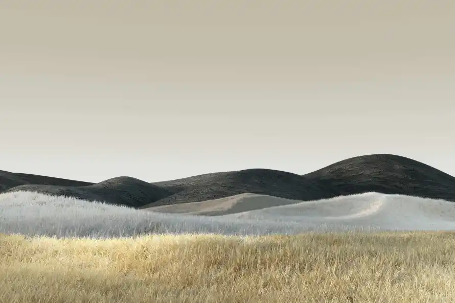 5k山峦壁纸-山野 - 平原-插画「哲风壁纸」