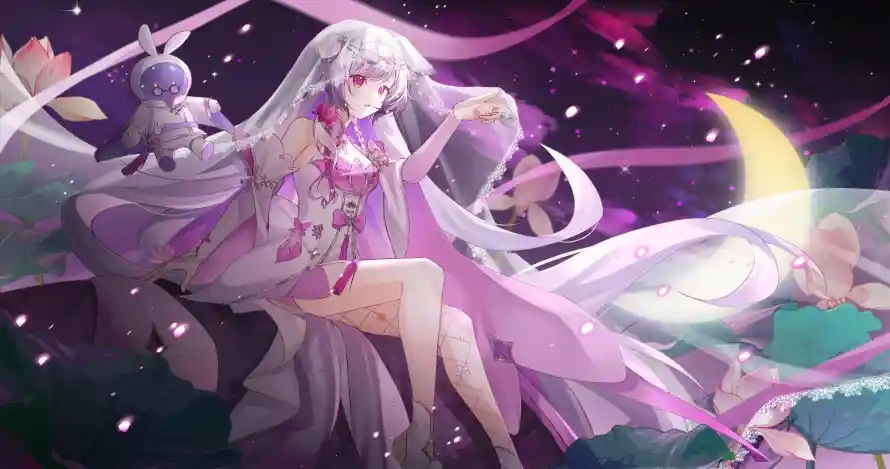 4k兔娘壁纸-古风 - 国风-夜景「哲风壁纸」