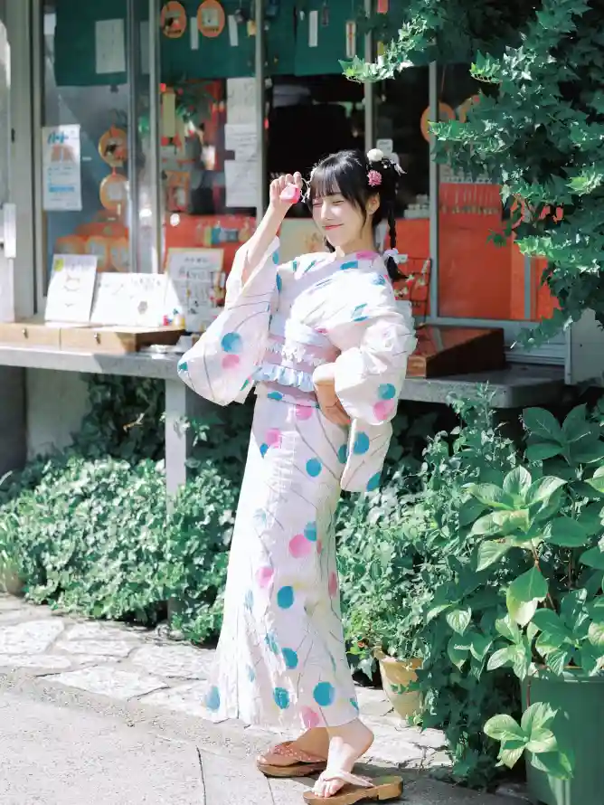 4k人像壁纸 - 发饰 - 和服 - 夏日「哲风壁纸」