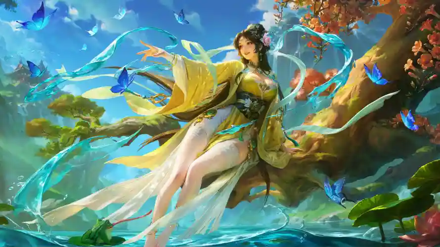 4k古树壁纸-孟姚 - 水面-荷畔「哲风壁纸」