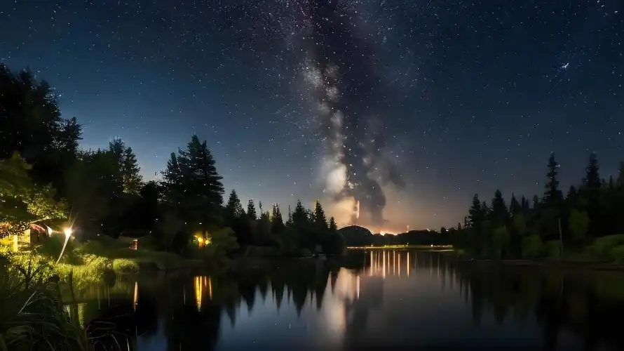 5k夜景壁纸-夜空 - 日常-星空「哲风壁纸」