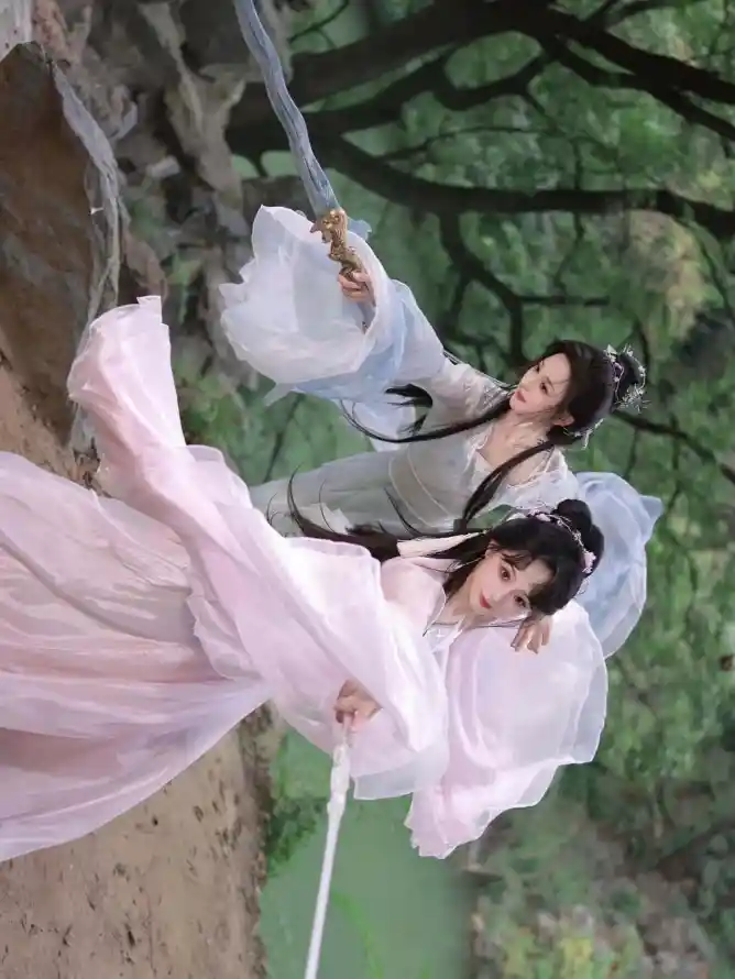 4k仙侠壁纸 - 仙女 - 双姝 - 古风「哲风壁纸」