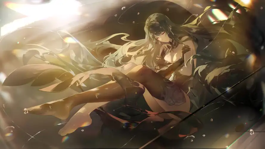 4k原画壁纸 - 插画 - 武器 - 飘带「哲风壁纸」