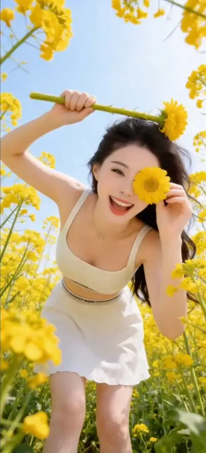 4k少女壁纸 - 春日 - 晴空 - 清新「哲风壁纸」