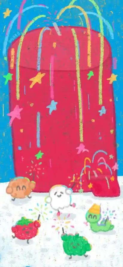 4k卡通壁纸 - 可爱 - 庆祝 - 插画「哲风壁纸」